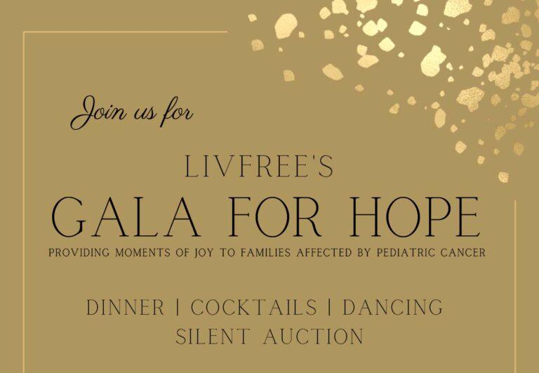 Gala for Hope 2023 Flyer